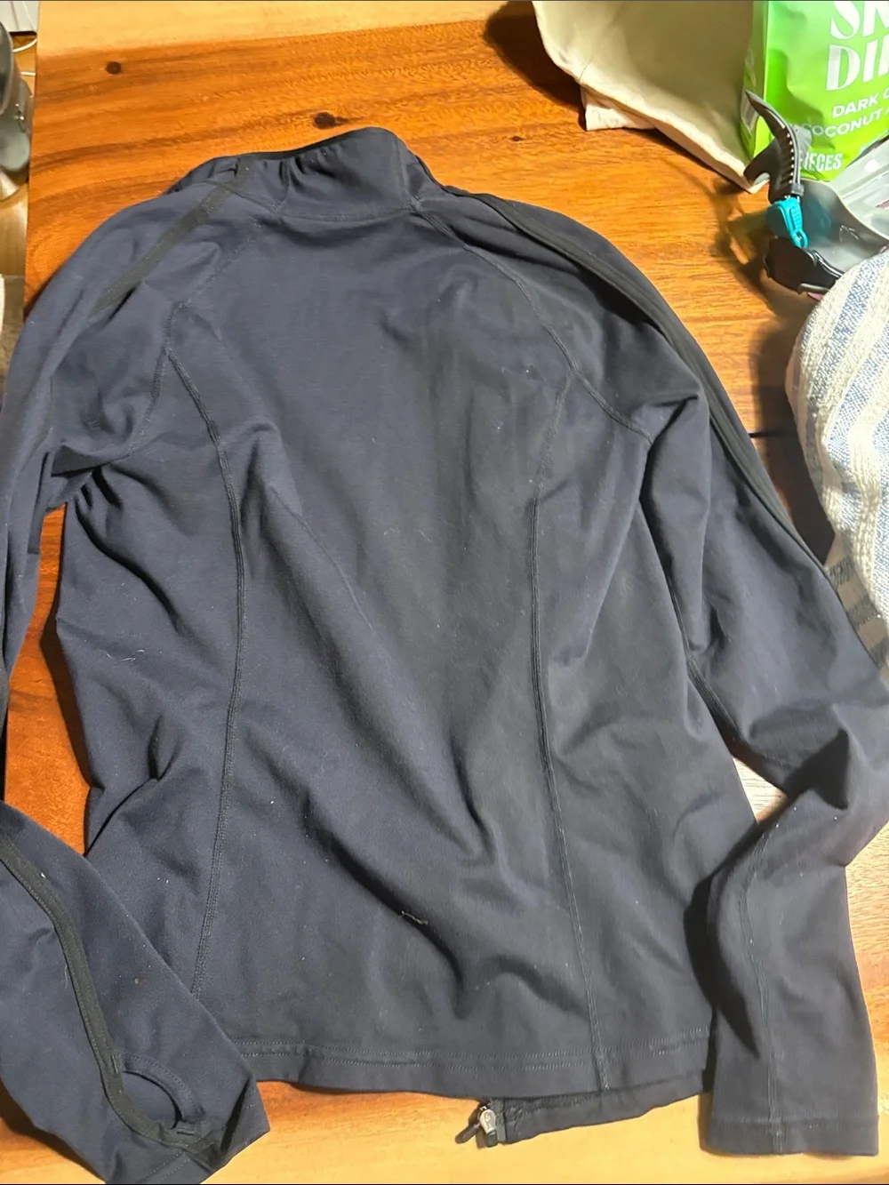 Women Full-Zip Navy Performance Jacket